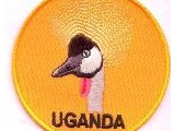 6373-001 Uganda Crane Round