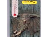 9004-003KE Kenya Elephant Thermometer