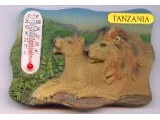 9004-005TZ Lion Lioness Thermometer