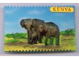 9005-001KE Stamp Elephant Kenya