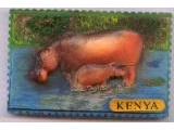 9005-004 Stamp Hippo Kenya